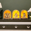 Набор из трёх иконок из янтаря