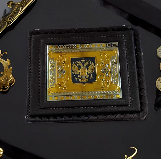Зажим для денег мужской "Герб". Златоуст купить с доставкой Зажим для денег мужской "Герб". Златоуст