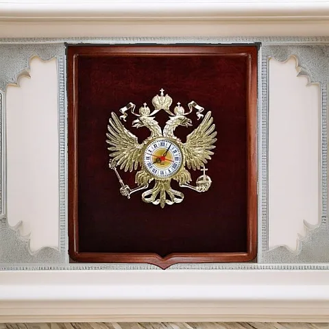Подарочные настенные часы «Герб России»