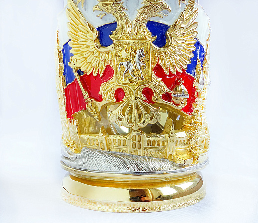Сувенирный подстаканник "Российский" купить с доставкой Сувенирный подстаканник "Российский"