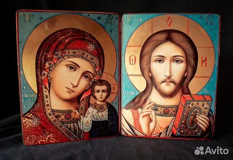 Подарочная венчальная пара. Иконы