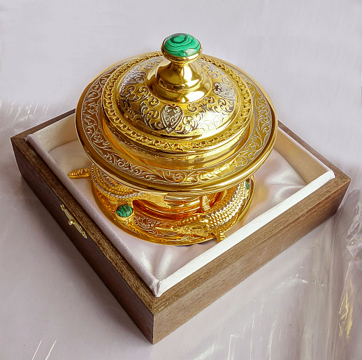 Икорница "Царский подарок". Златоуст купить с доставкой Икорница "Царский подарок". Златоуст