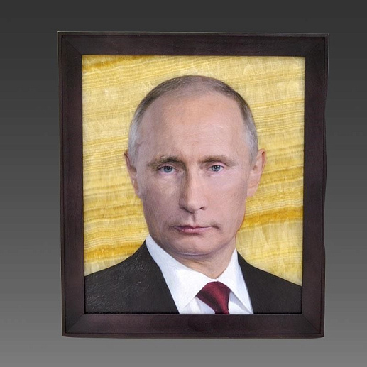 Картина "В.В. Путин" в рамке купить с доставкой Картина "В.В. Путин" в рамке