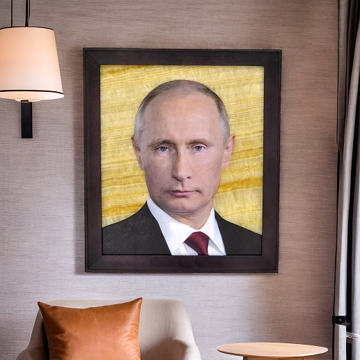 Картина "В.В. Путин" в рамке купить с доставкой Картина "В.В. Путин" в рамке