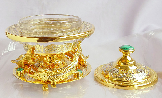 Икорница "Царский подарок". Златоуст купить с доставкой Икорница "Царский подарок". Златоуст