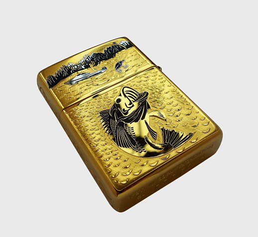 Зажигалка "На рыбалке". Златоуст