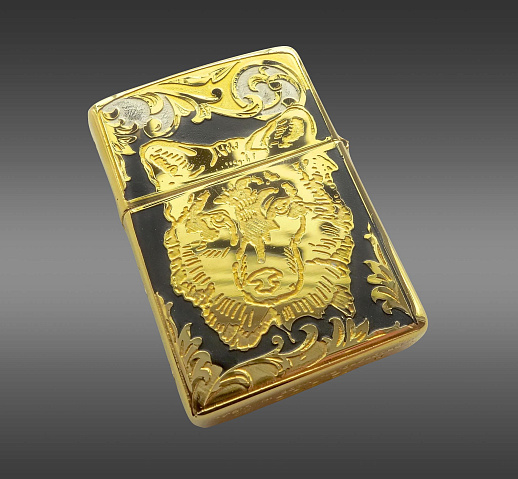 Бензиновая зажигалка Zippo "Волк одиночка" купить с доставкой Бензиновая зажигалка Zippo "Волк одиночка"