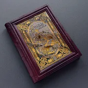 Русская охота — книга в коже — красивый подарок — фотография 4