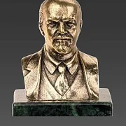 В подарок: Бюст «В.И. Ленин» из бронзы — фотография 2