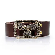 Ручная работа: Ремень из кожи «Чертог ворона» — фотография 3