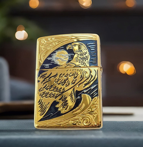 Бензиновая зажигалка Zippo "Орел" № 4 купить с доставкой Бензиновая зажигалка Zippo "Орел" № 4