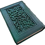 Коран с гравюрой — книга в кожаном переплёте — красивый подарок — фотография 3