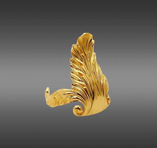 Подставка под тарелку "Лепесток". Позолота купить с доставкой Подставка под тарелку "Лепесток". Позолота