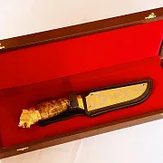 Нож «Охотник» с пантерой в подарок — фотография 8