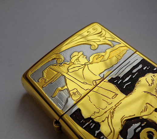 Бензиновая зажигалка Zippo "Охотник" купить с доставкой Бензиновая зажигалка Zippo "Охотник"
