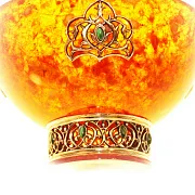 Пиала для варенья из янтаря в подарок — фотография 3
