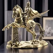 Подарочная статуэтка «Всадник» из бронзы — фотография 1