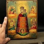 Икона Богоматери "Прибавление ума" 26*20 см — красивый подарок — фотография 1