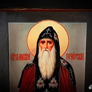 Икона деревянная "Святой Антоний Печерский" — необычный подарок — фотография 5