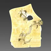 Картина «Роза. Нижняя» на ониксе — красивый подарок — фотография 2