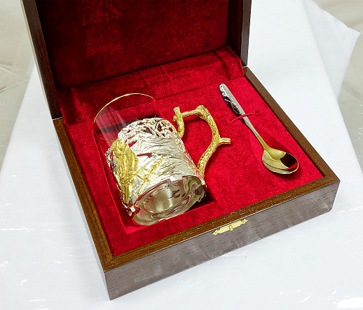 Подстаканник "Рыбалка зимой" купить с доставкой Подстаканник "Рыбалка зимой"