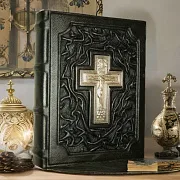 Евангелие — книга в кожаном переплёте — необычный подарок — фотография 1