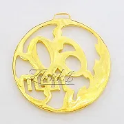 Ручная работа: Медаль «60 лет» с фианитом — фотография 2