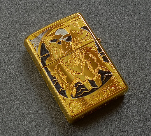 Сувенирная зажигалка Zippo "Вожак и стая" купить с доставкой Сувенирная зажигалка Zippo "Вожак и стая"